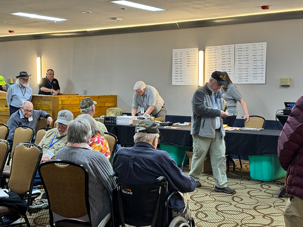 Four State QRP Group Ozarkcon 2024 Prize giveaway